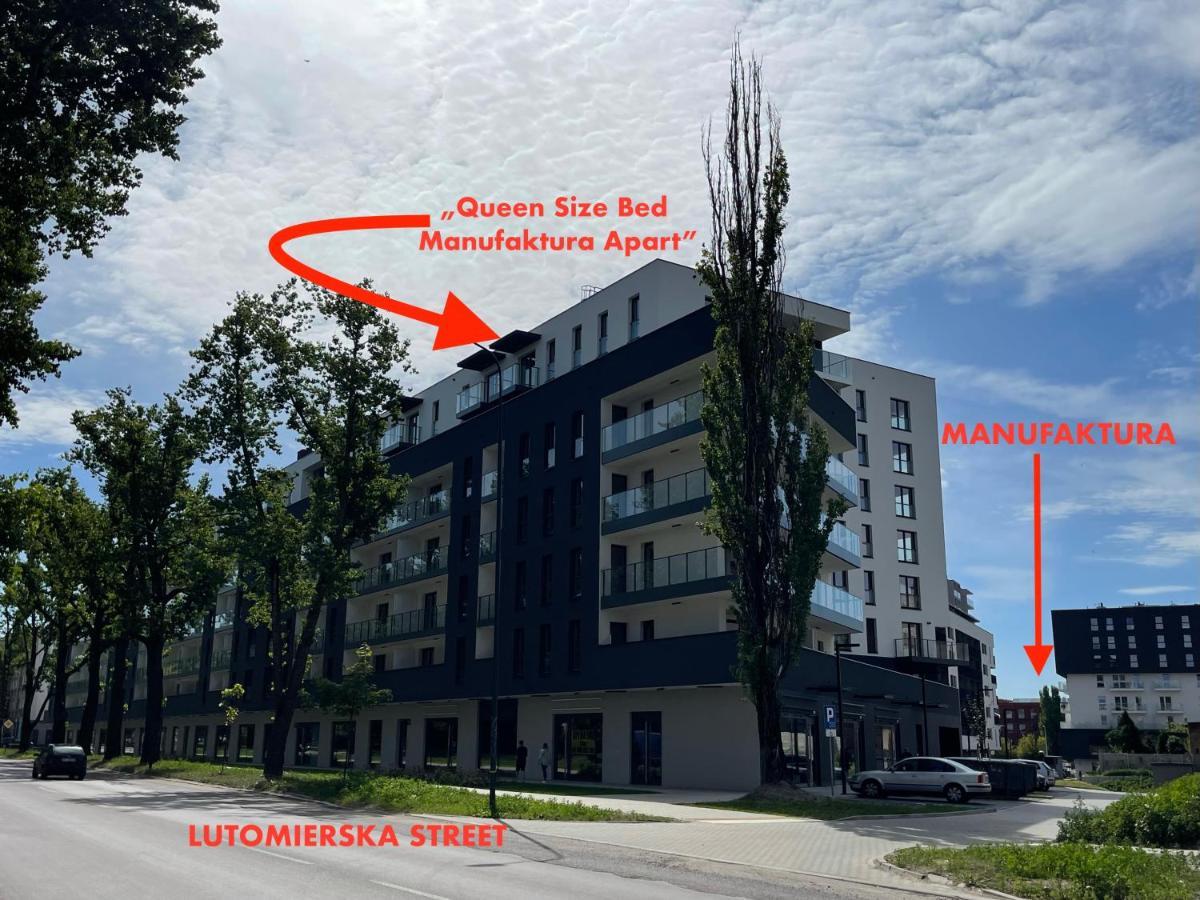 Queen Size Bed - Apartament Obok Manufaktury W Centrum Lodzi - Parking Gratis!!! Exterior photo